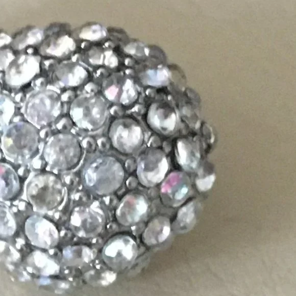 Pandora Compatible Rhinestone Lightbulb Charm - Picture 3 of 4